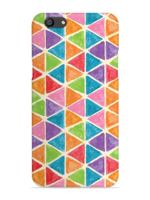 Seamless Colorful Isometric Snap Case for Oppo F3 Plus