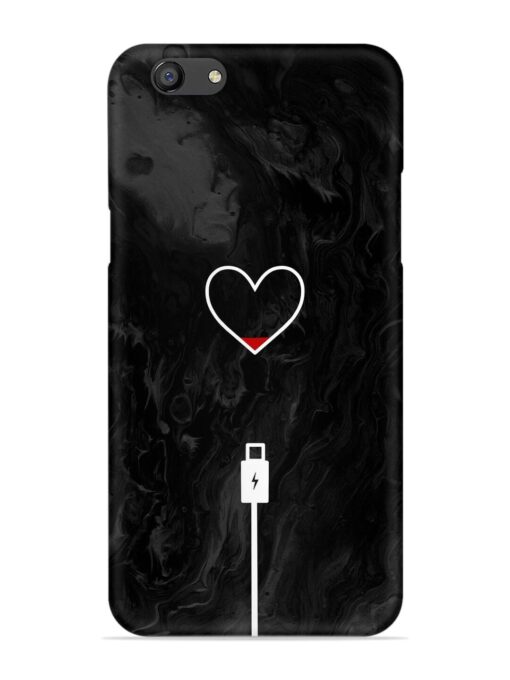 Heart Charging Vector Snap Case for Oppo F3 Plus Zapvi