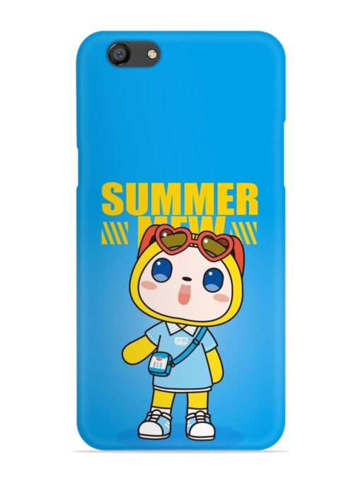 Summer Mew Cartoon Snap Case for Oppo F3 Plus