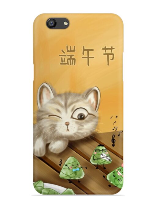 Cat Scorpion Dancing Snap Case for Oppo F3 Plus Zapvi