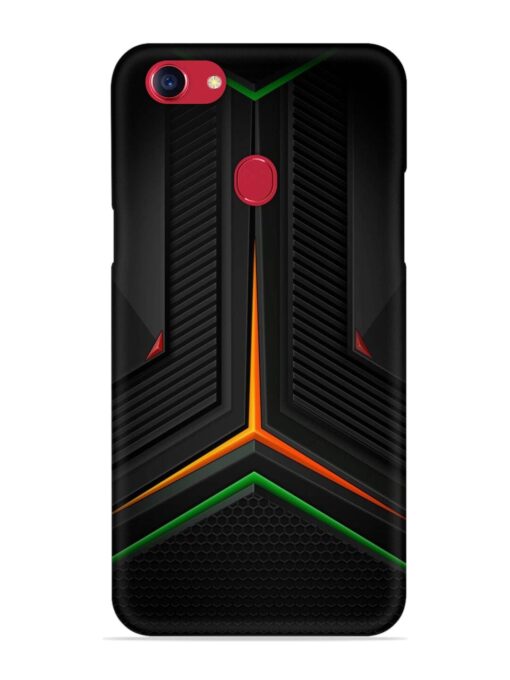 Orange Triangle Light Snap Case for Oppo F5 Zapvi