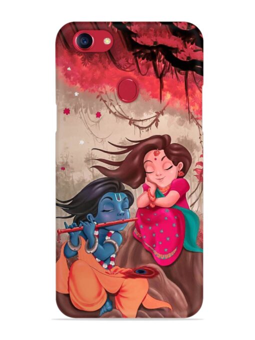 Radhe Krishna Water Art Snap Case for Oppo F5 Zapvi