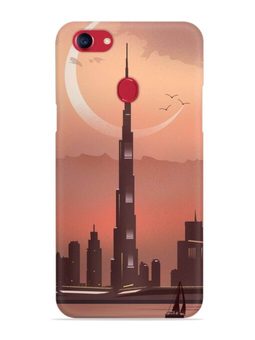 Landmark Burj Khalifa Snap Case for Oppo F5 Zapvi