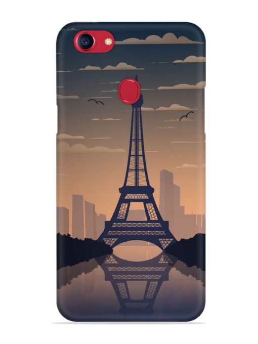 France Paris Eiffel Tower Gradient Snap Case for Oppo F5 Zapvi