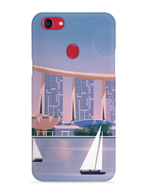 Singapore Scenery Architecture Snap Case for Oppo F5 Zapvi