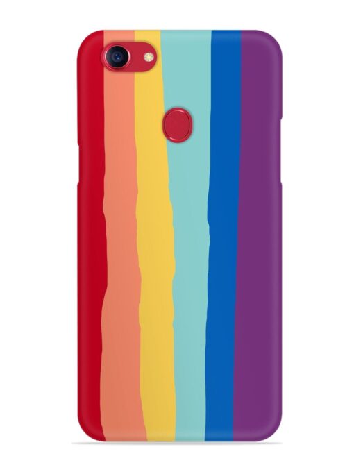 Rainbow Genuine Liquid Snap Case for Oppo F5 Zapvi