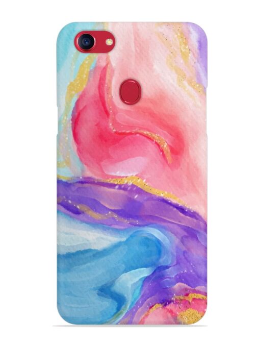 Watercolor Gradient Snap Case for Oppo F5 Zapvi