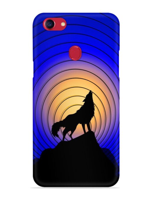 Fox Roaring Design Snap Case for Oppo F5 Zapvi