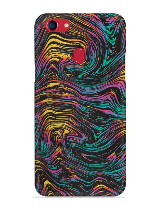 Abstract Liquid Colors Snap Case for Oppo F5 Zapvi