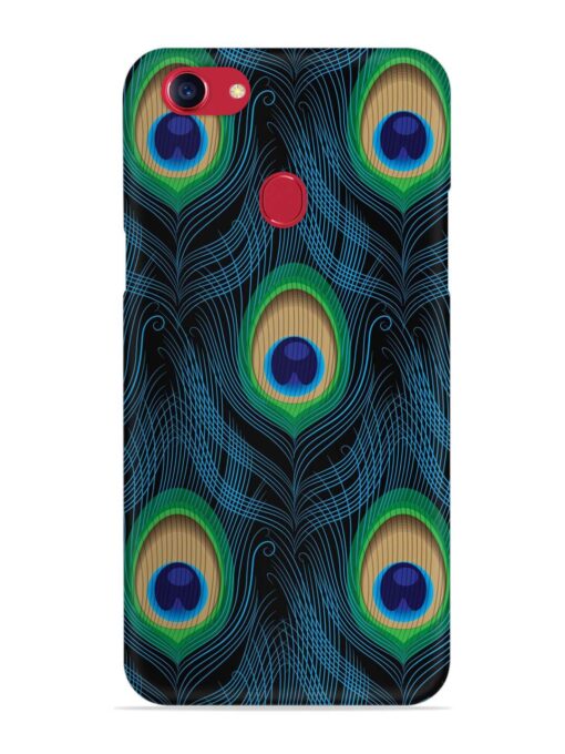 Seamless Pattern Peacock Snap Case for Oppo F5 Zapvi