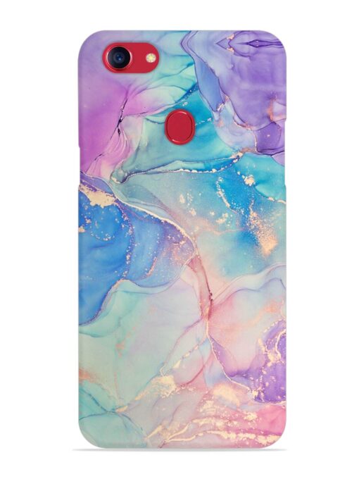 Alcohol Ink Colors Snap Case for Oppo F5 Zapvi