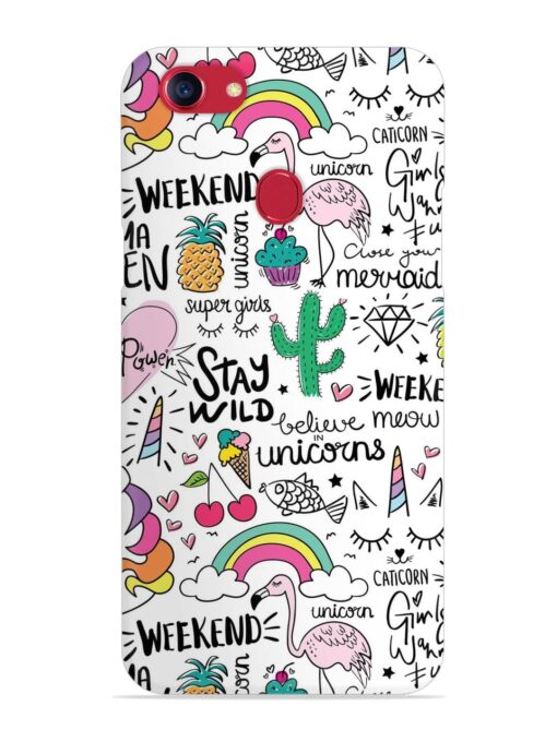 Unicorn Ice Cream Snap Case for Oppo F5