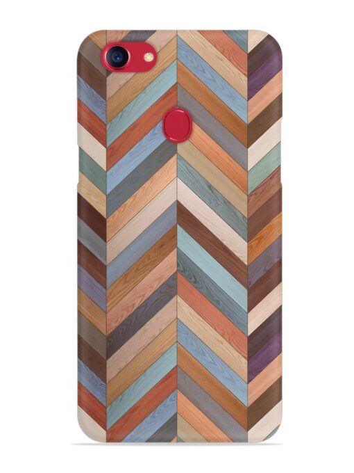 Seamless Wood Parquet Snap Case for Oppo F5 Zapvi