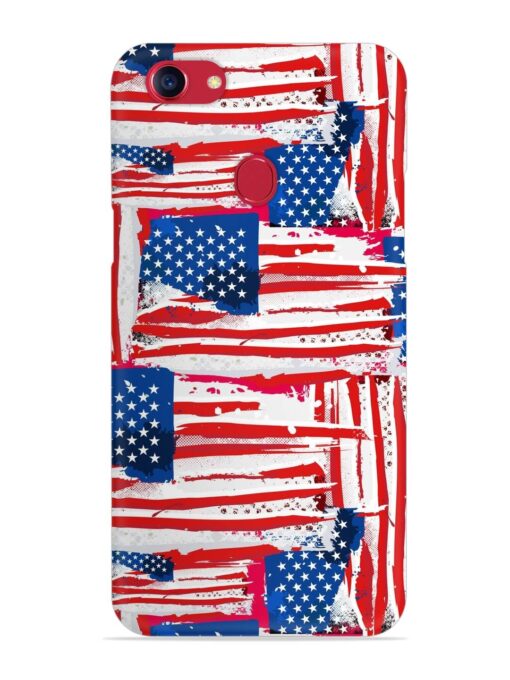 Usa Flag Seamless Snap Case for Oppo F5