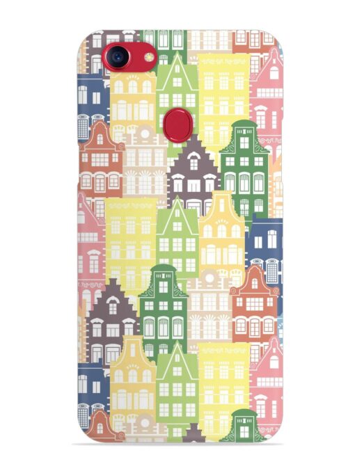 Seamless Shapes Pattern Snap Case for Oppo F5 Zapvi