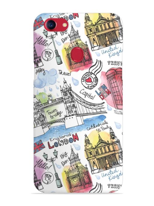 Vector London Landmark Snap Case for Oppo F5