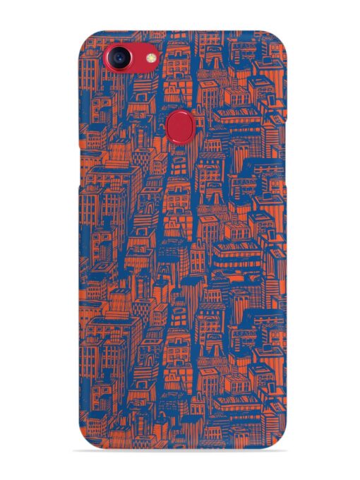 Hand Drawn Seamless Snap Case for Oppo F5 Zapvi