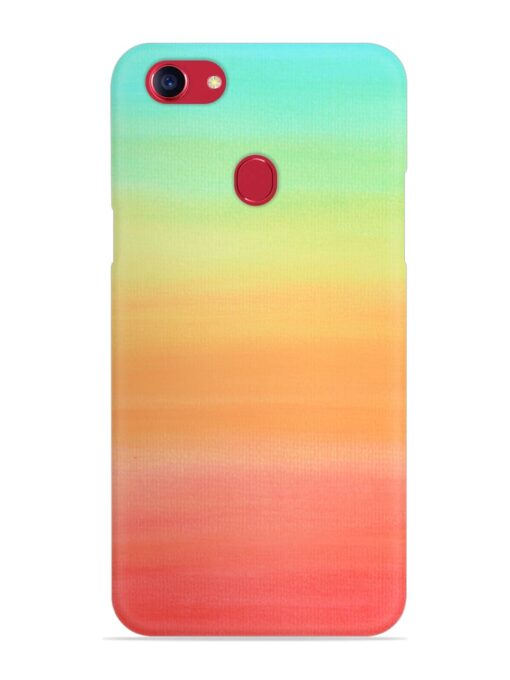 Background Sky Watercolor Snap Case for Oppo F5 Zapvi