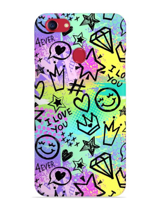 Bright Seamless Pattern Snap Case for Oppo F5 Zapvi