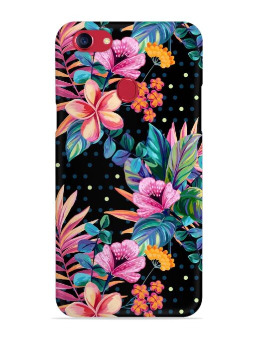 Seamless Floral Pattern Snap Case for Oppo F5 Zapvi