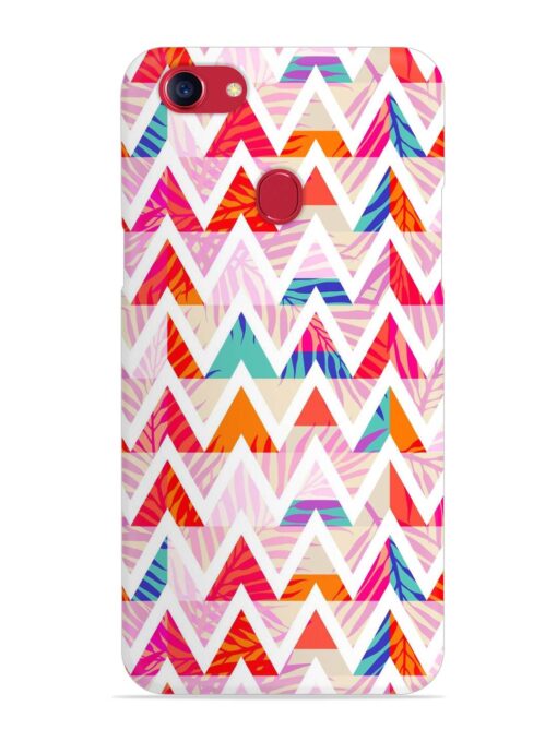 Abstract Triangle Background Snap Case for Oppo F5 Zapvi