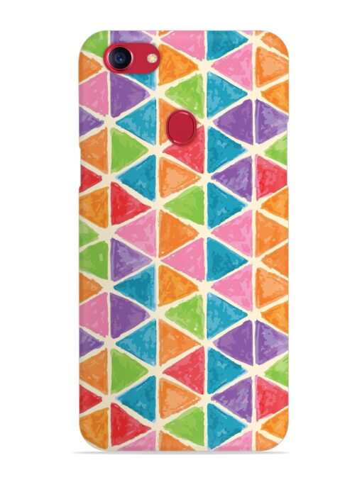 Seamless Colorful Isometric Snap Case for Oppo F5