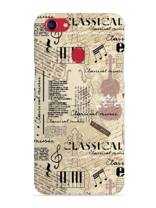 Classical Music Lpattern Snap Case for Oppo F5 Zapvi