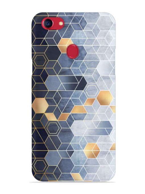 Geometric Abstraction Hexagons Snap Case for Oppo F5 Zapvi