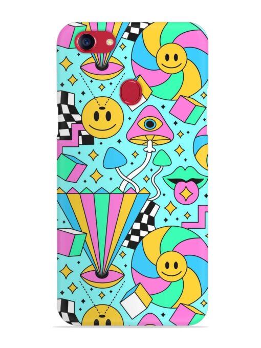 Trippy Rainbow 60S Snap Case for Oppo F5