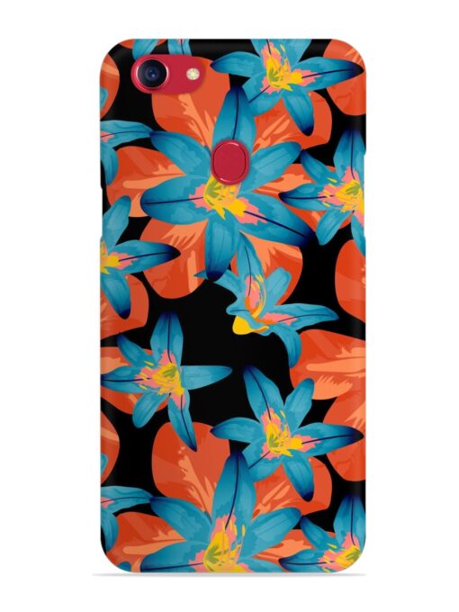 Philippine Flowers Seamless Snap Case for Oppo F5 Zapvi