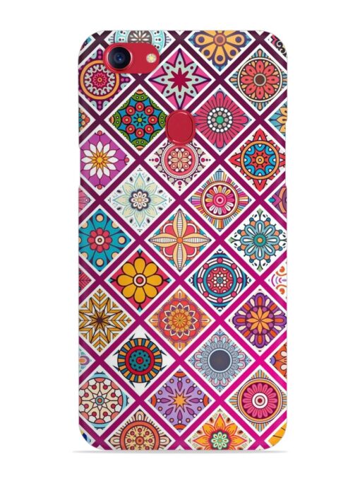 Seamless Tile Pattern Snap Case for Oppo F5 Zapvi