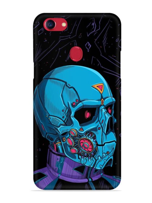 Skull Robo Vector Snap Case for Oppo F5 Zapvi