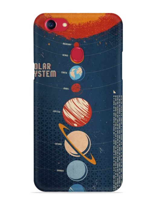 Solar System Vector Snap Case for Oppo F5