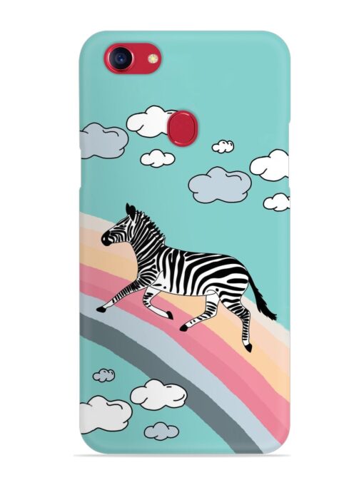 Running Zebra Snap Case for Oppo F5 Zapvi