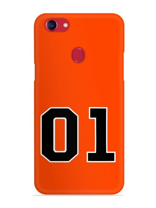 01 Number Snap Case for Oppo F5