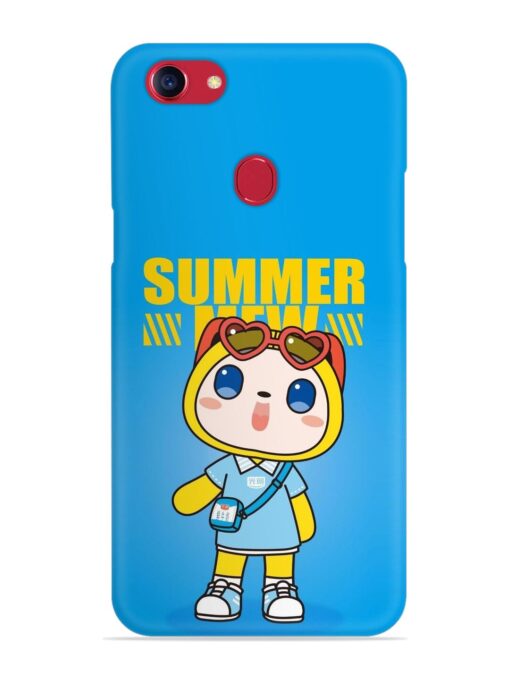 Summer Mew Cartoon Snap Case for Oppo F5 Zapvi