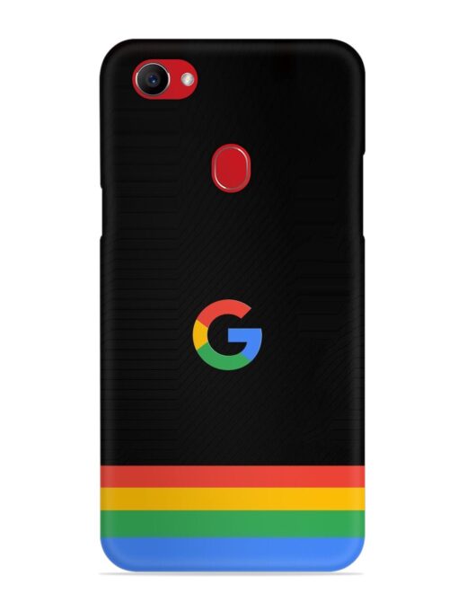 Google Logo Art Snap Case for Oppo F7 Zapvi