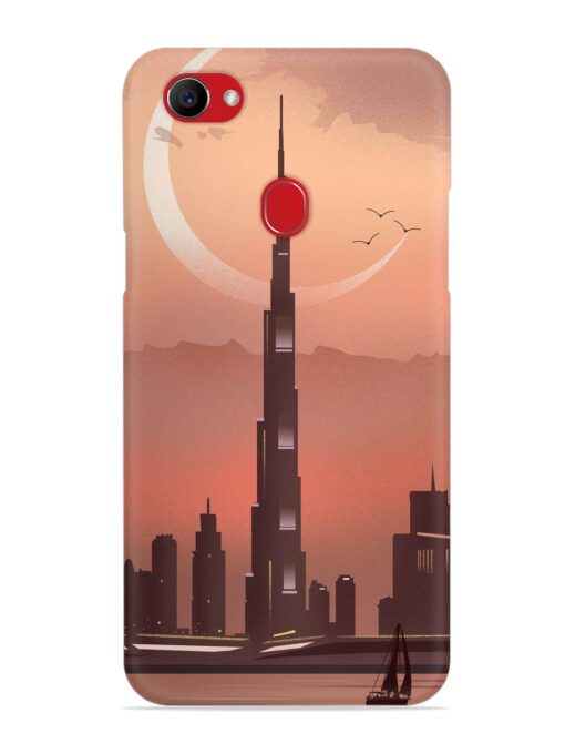 Landmark Burj Khalifa Snap Case for Oppo F7 Zapvi