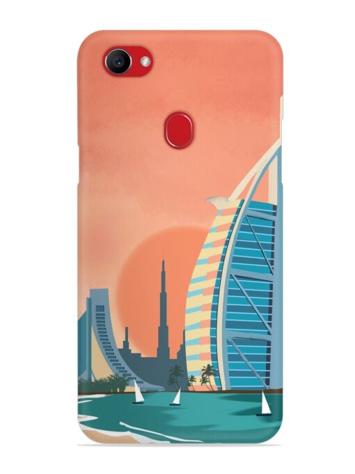 Dubai Architectural Scenery Snap Case for Oppo F7 Zapvi