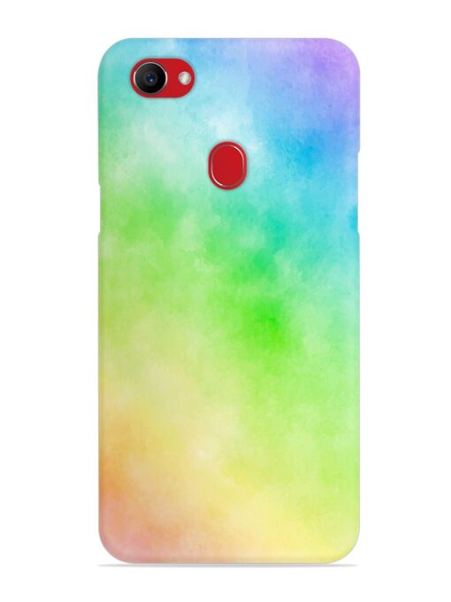 Watercolor Mixture Snap Case for Oppo F7 Zapvi