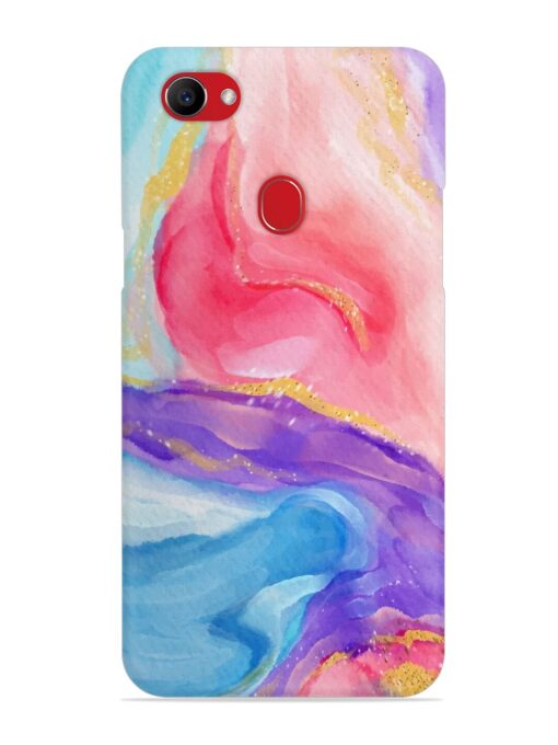 Watercolor Gradient Snap Case for Oppo F7 Zapvi