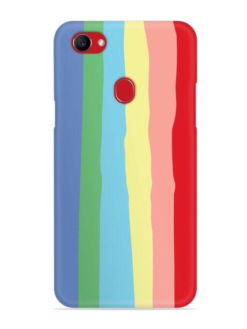 Rainbow Premium Shade Snap Case for Oppo F7 Zapvi