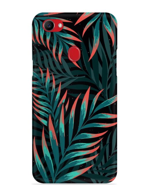 Green Leaf Art Snap Case for Oppo F7