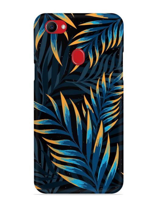 Abstract Leaf Art Snap Case for Oppo F7 Zapvi