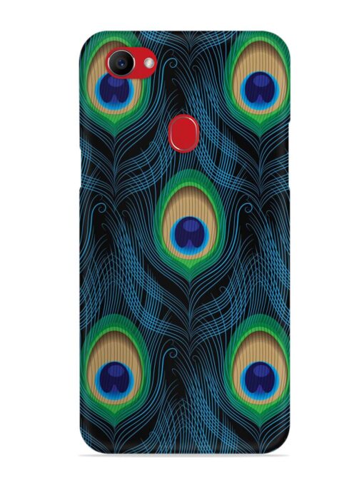 Seamless Pattern Peacock Snap Case for Oppo F7 Zapvi