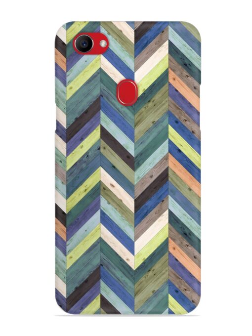 Chevron Random Color Snap Case for Oppo F7 Zapvi