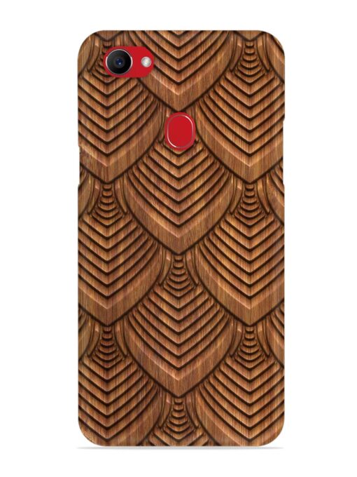 Carved Pattern On Snap Case for Oppo F7 Zapvi