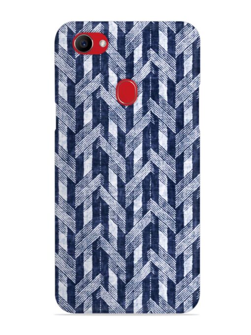 Abstract Herringbone Motif Snap Case for Oppo F7 Zapvi