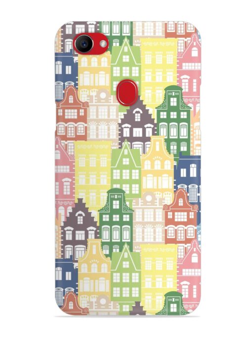 Seamless Shapes Pattern Snap Case for Oppo F7 Zapvi