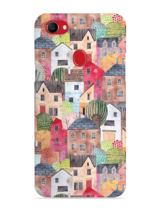 Abstract Seamless Pattern Snap Case for Oppo F7 Zapvi